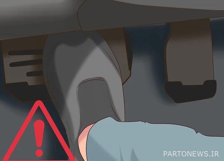 Continuous braking to prevent the vehicle from skidding